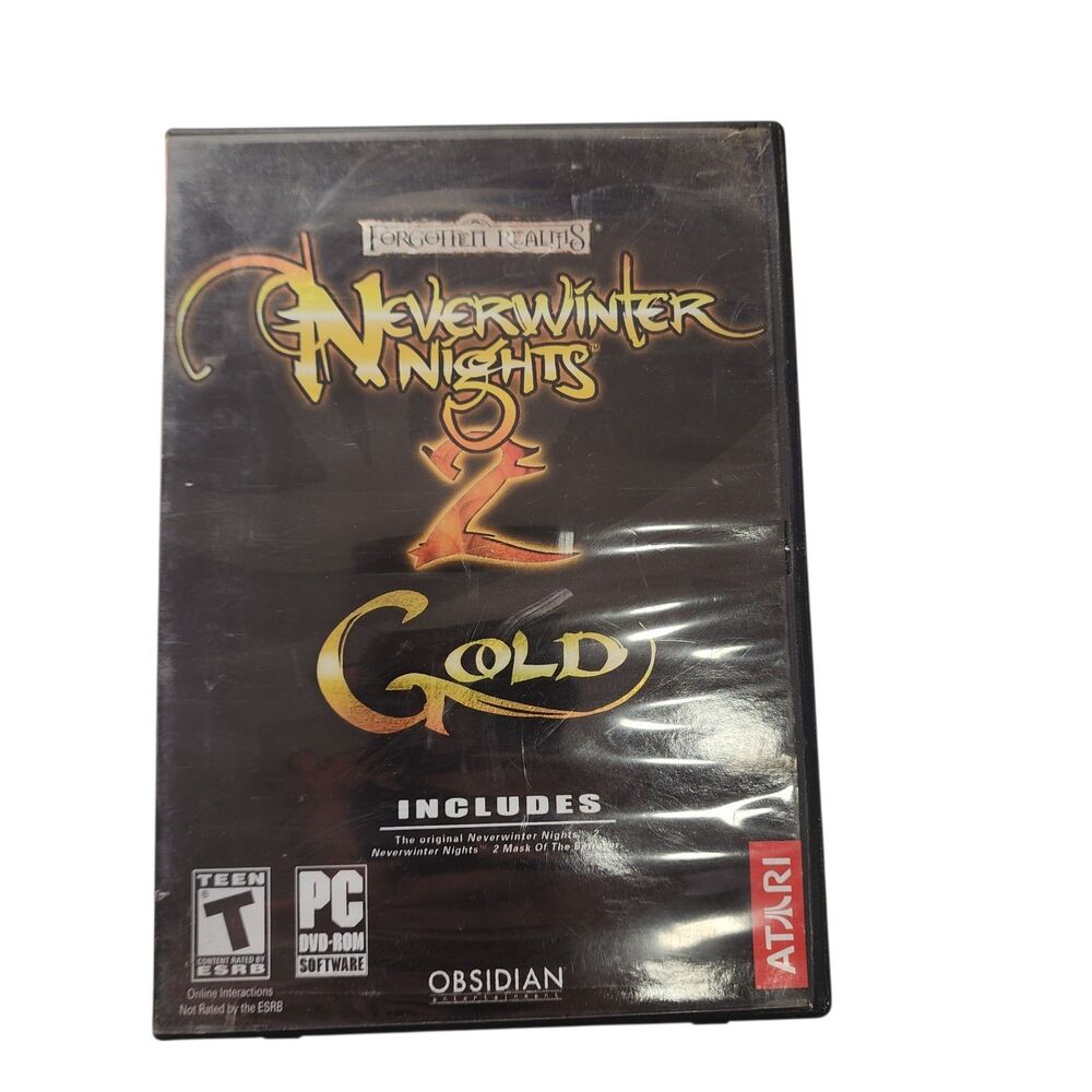 Neverwinter Nights 2 Gold PC DVD Complete Atari RPG D&D‎ Windows Game